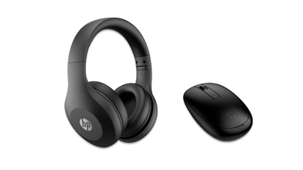 HP bluetooth headset and mouse bundle