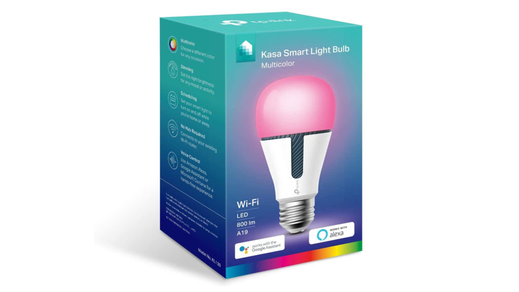 
Kasa Smart Bulb, 850 Lumens, Full Color Changing Dimmable WiFi LED Light Bulb